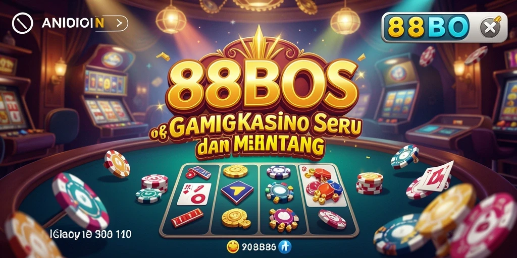 Tampilan permainan Kasino yang seru dan mengasyikkan di 88BOS.