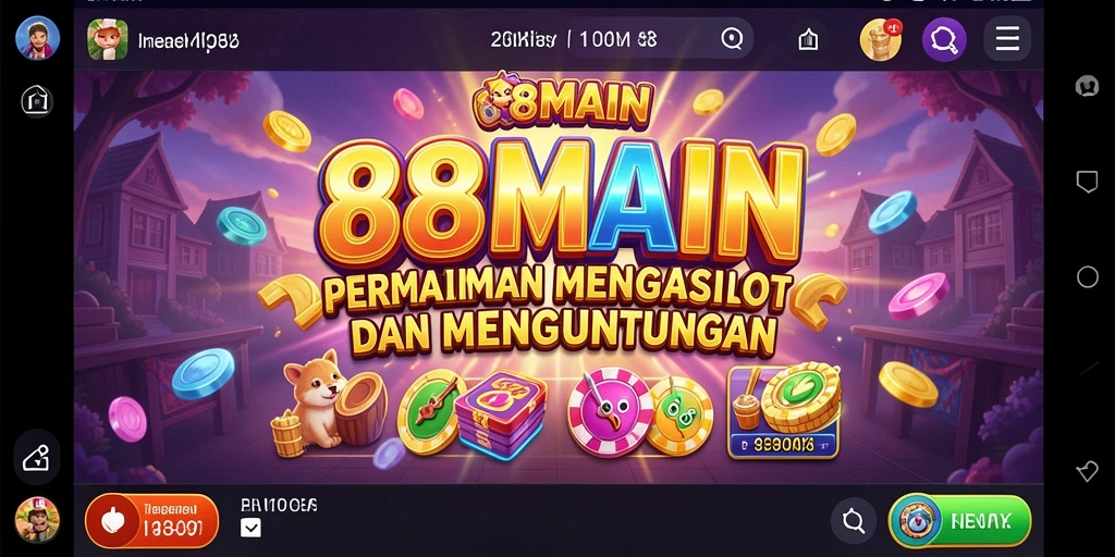 Tampilan gameplay seru di 88MAIN dengan grafis yang menawan.