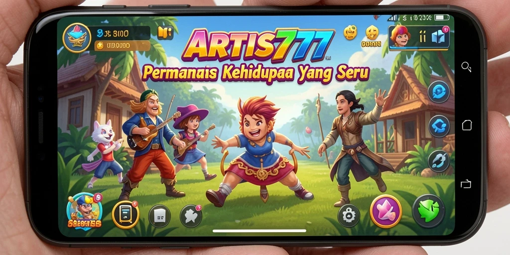 Tampilan gameplay menarik yang menunjukkan keseruan dalam ARTIS777.