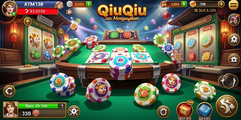 Tampilan menarik dari gameplay QiuQiu ATM138.