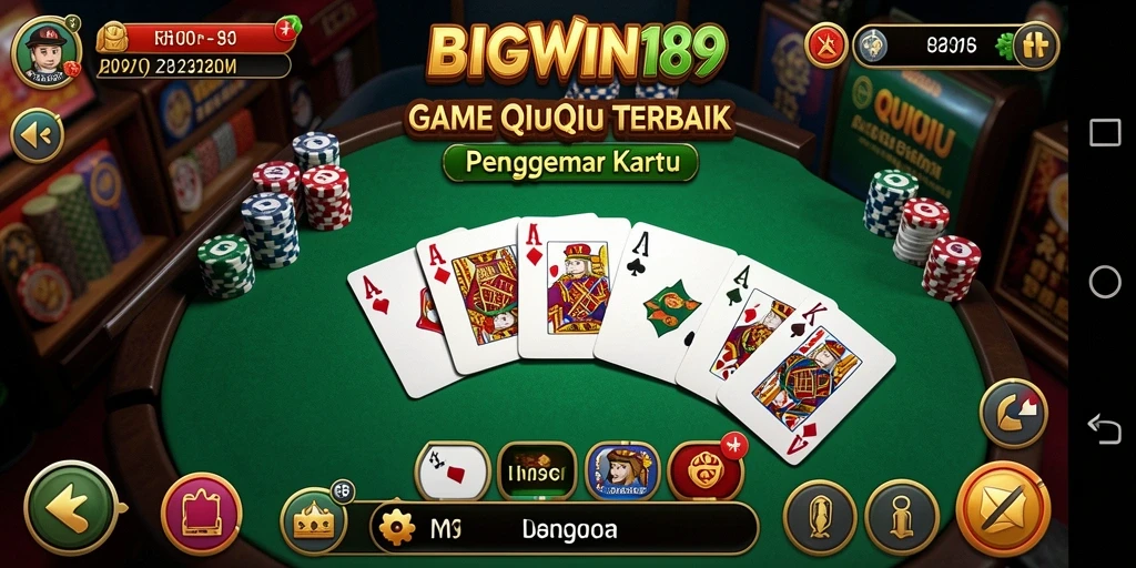 Screenshot gameplay QiuQiu dari BIGWIN189 yang menarik.