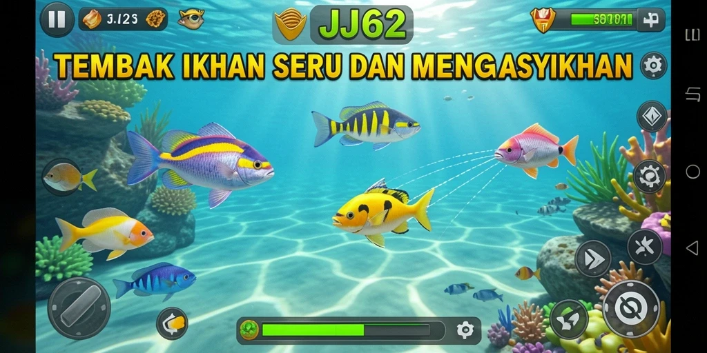 Screenshot gameplay Tembak Ikan yang menarik dan menantang.