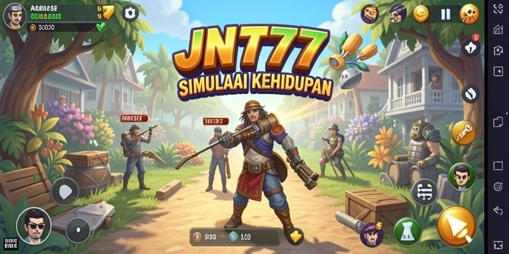 Tampilan menarik dari gameplay <strong>JNT777</strong> yang menawarkan berbagai simulasi kehidupan.