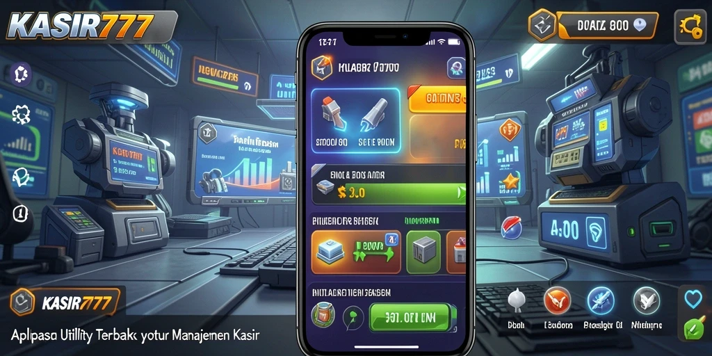 Tampilan utama KASIR777 dengan fitur kasir yang intuitif dan efisien.