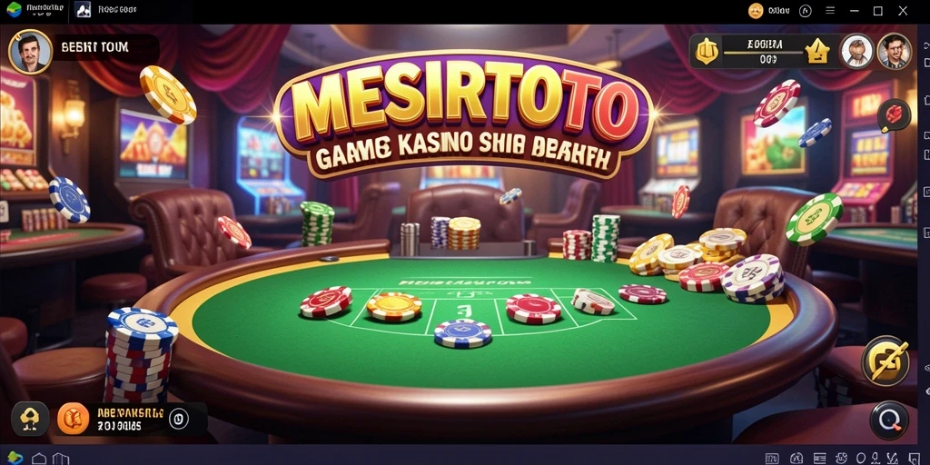 Tampilan gameplay seru di MESIRTOTO dengan berbagai pilihan permainan Kasino.