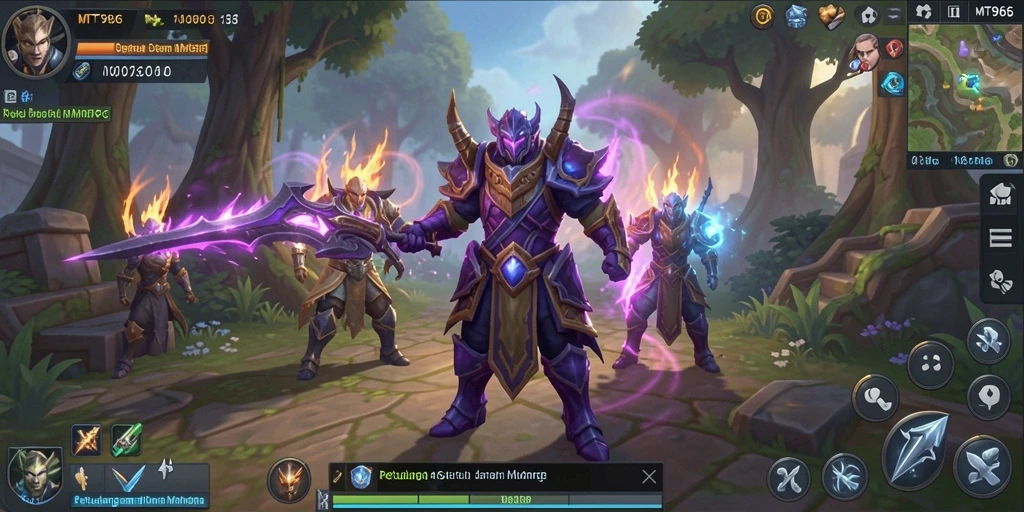 Gameplay seru dalam dunia fantastis MT966.
