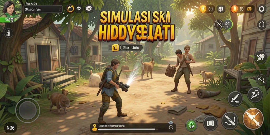 Tampilan gameplay N06 yang menarik dan interaktif dalam simulasi kehidupan.