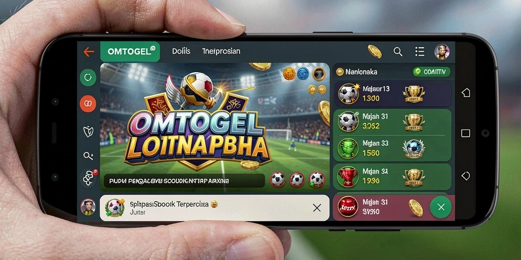 Tampilan utama <strong>OMTOGEL</strong> yang menarik dengan fitur taruhan olahraga lengkap.