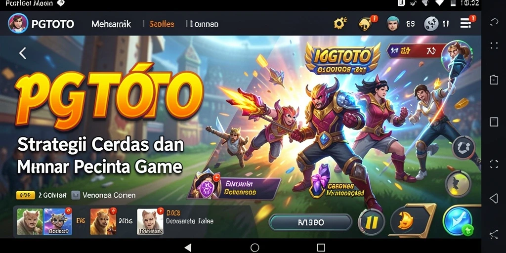 Tangkapan layar utama <strong>PGTOTO</strong> menampilkan momen strategis yang mendebarkan.