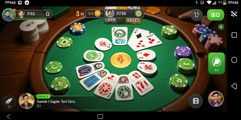 Tampilan seru gameplay Gaple di <strong>PP444</strong>.