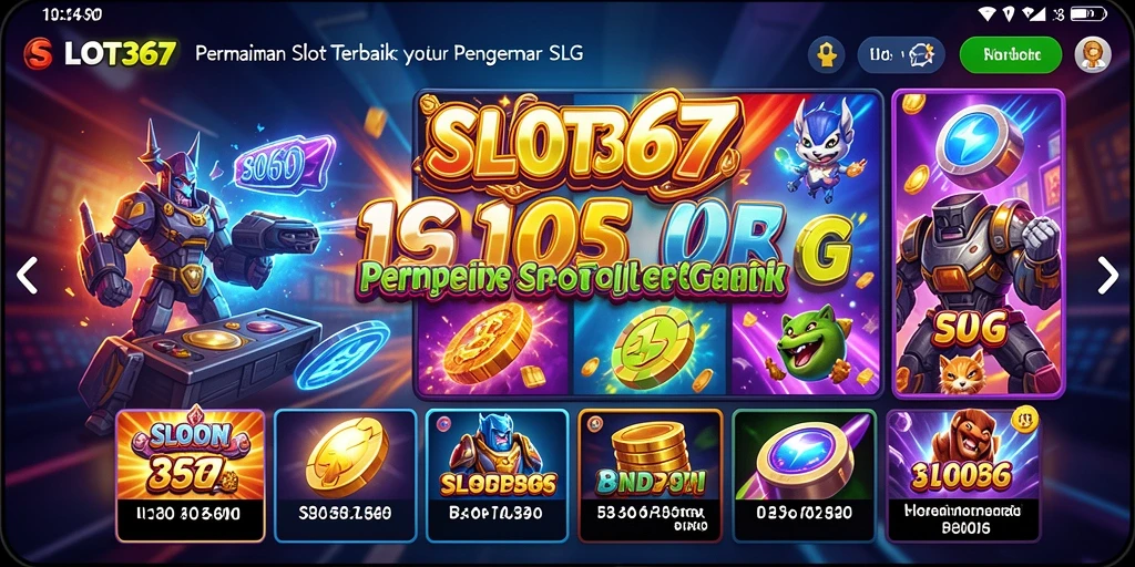Gameplay SLOT367 dengan berbagai tema slot menarik.