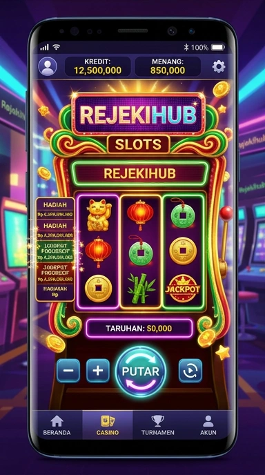 Tampilan antarmuka rejekihub yang user-friendly.